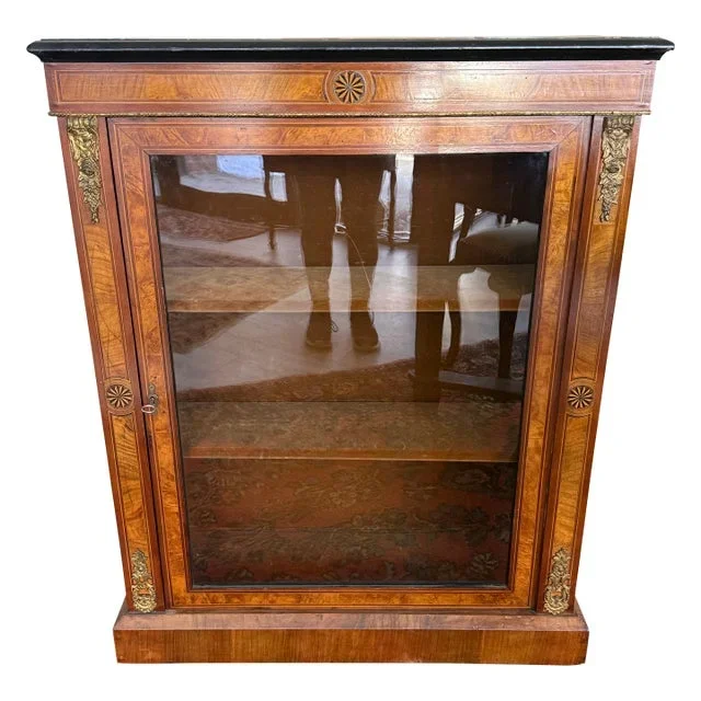 Antique Continental 1880-1900 Biedermeier Cabinet