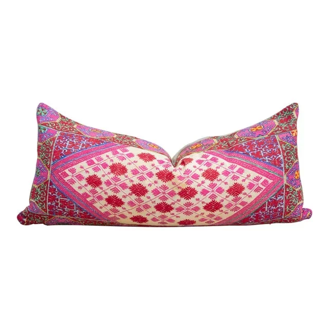 Antique Deema Sindh Silk Pillow