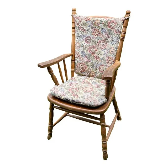 Antique Dutch Wooden Armchair