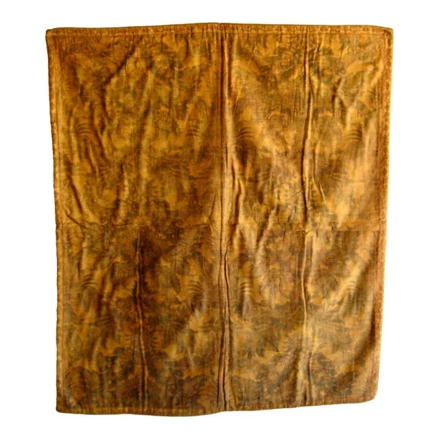 Antique Fortuny Saffron Tapestry