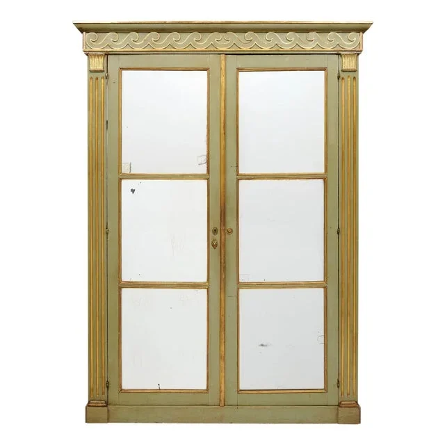Antique French “à L’Etrusque” Bookcase
