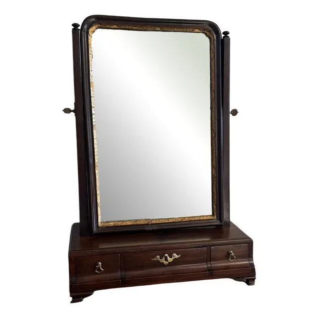 Antique George III Dressing Table Mirror, 1800