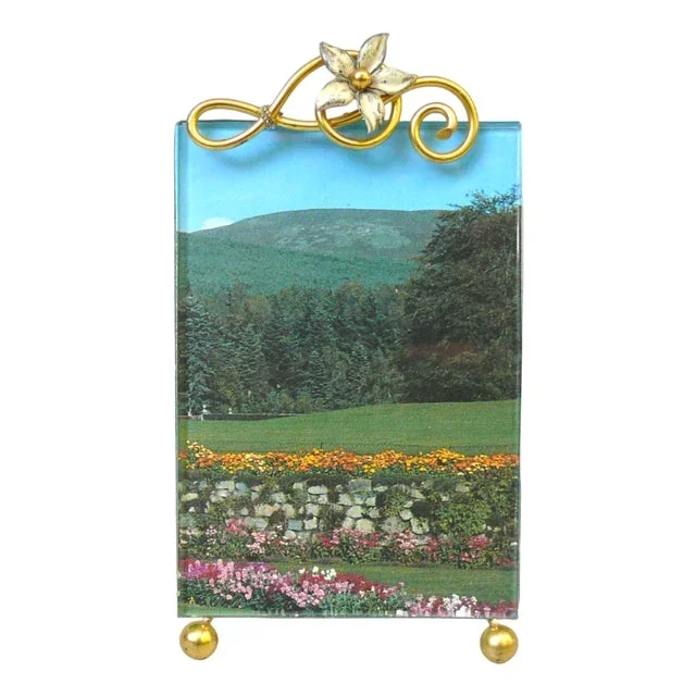 Antique German Floral Picture Frame with Flowers, 1890s