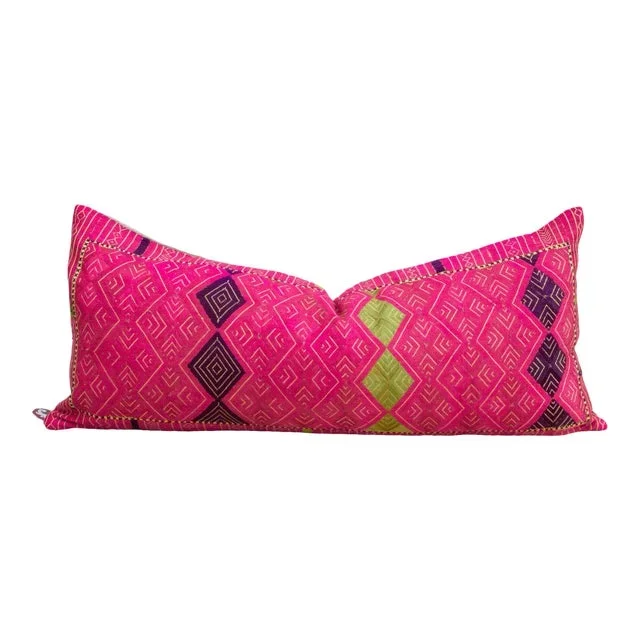 Antique Haifa Sindh Silk Pillow