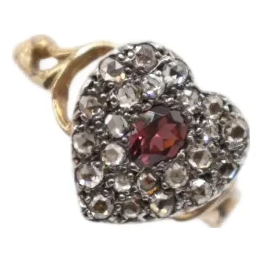 Antique Heart Shaped Ring