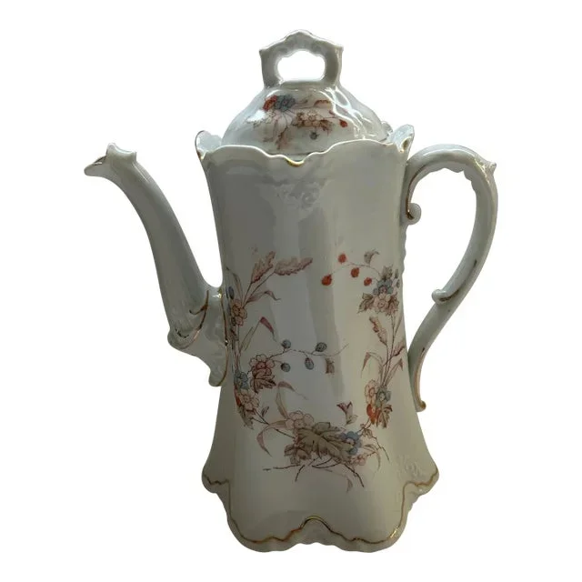 Antique Hermann Ohme Chocolate Pot