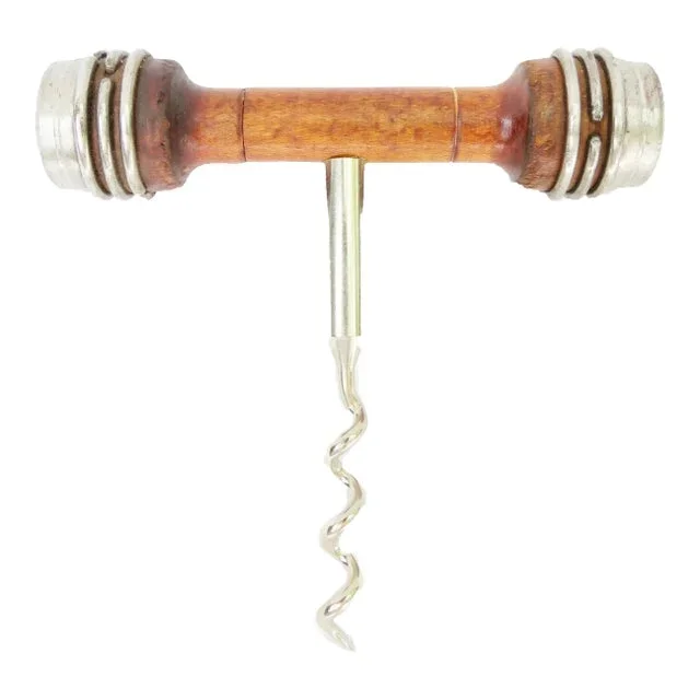 Antique Industrial Bobbin Corkscrew