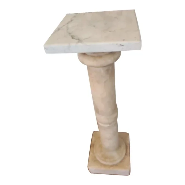 Antique Italian Marble Pedestal
