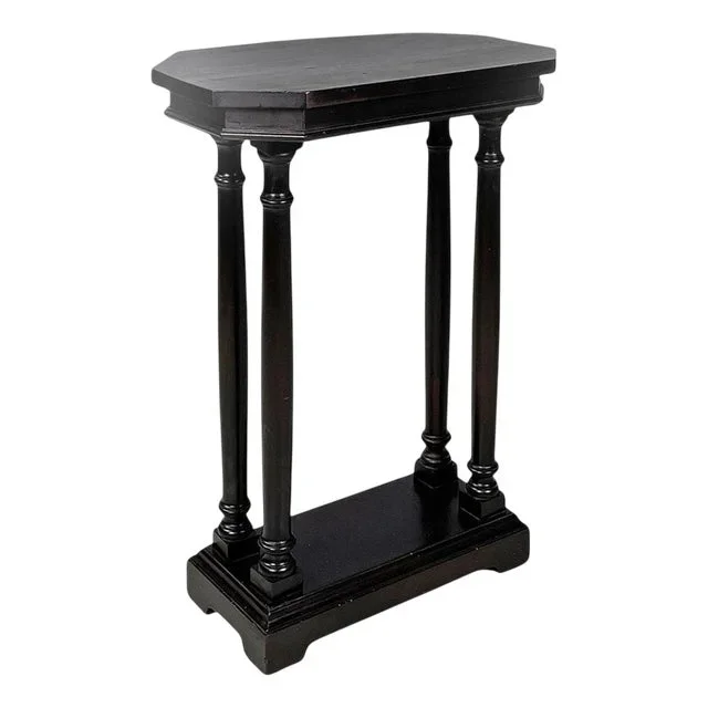Antique Italian Turned Wood Console or Coffee Table, Late 1800s
