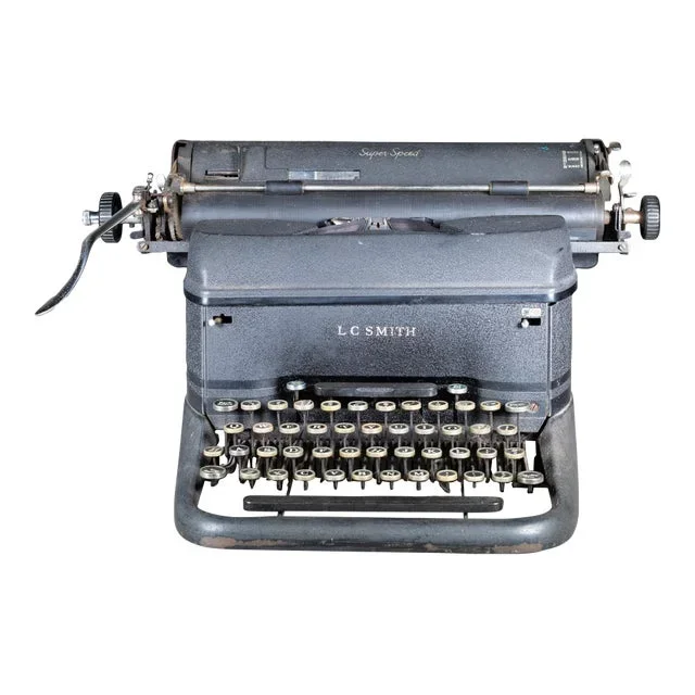 Antique L C Smith & Corona Super Speed Typewriter c.1942