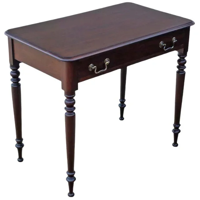Antique Mahogany Writing Table, 19th Century