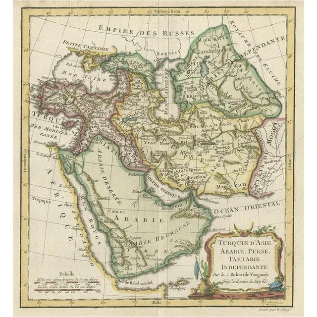 Antique Map of Turkey, 1778