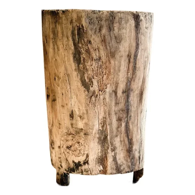Antique Nagaland Wooden Planter