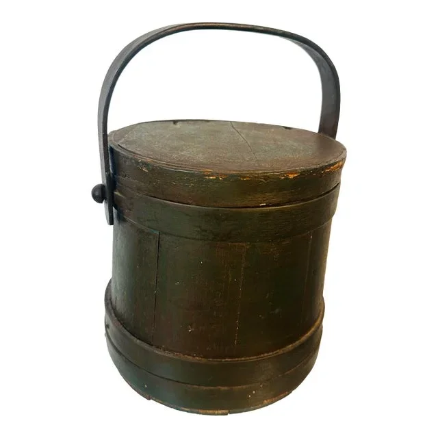 Antique Painted Firkin