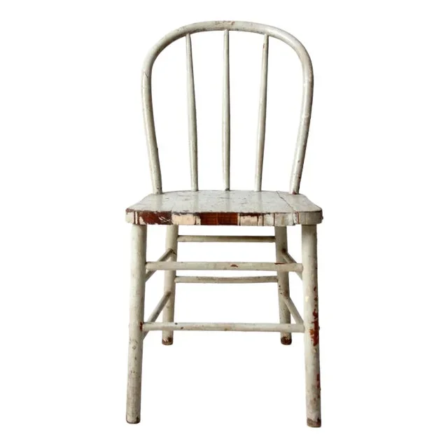 Antique Painted Spindle Chair