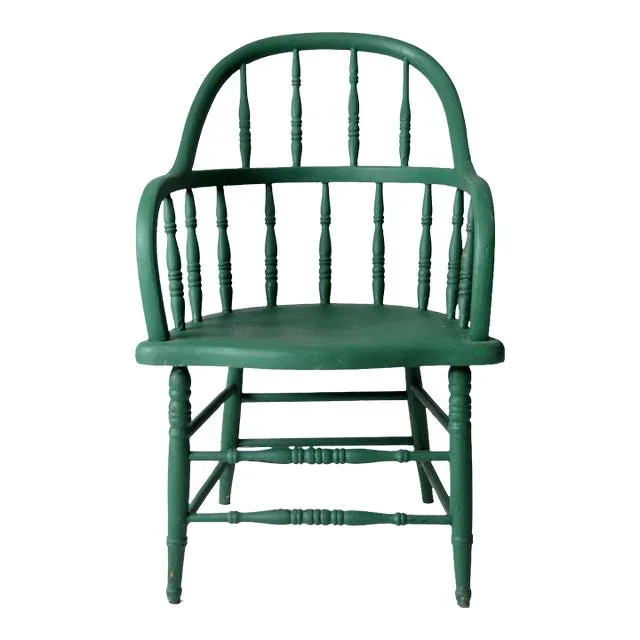 Antique Painted Windsor Armchair