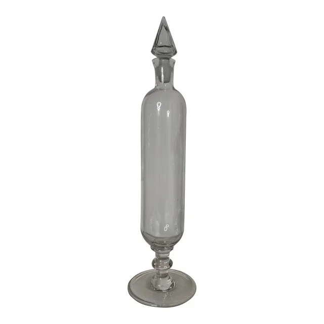 Antique Show Footed Apothecary