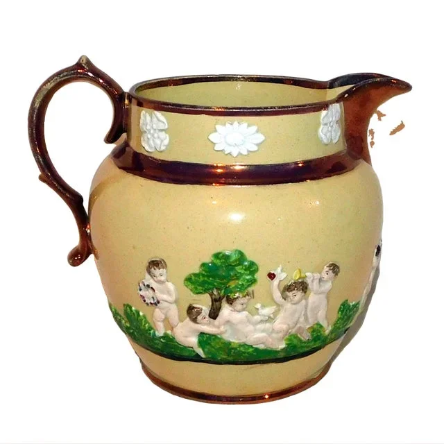 Antique Staffordshire Pitcher