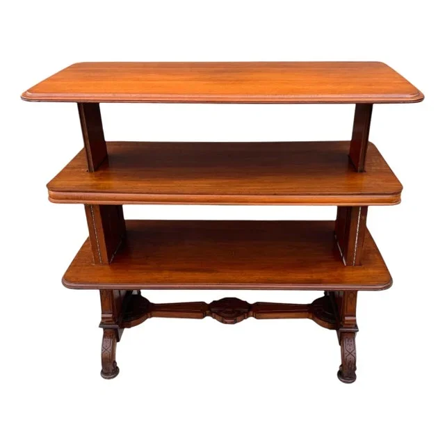 Antique Victorian Era Three Tier Dumbwaiter