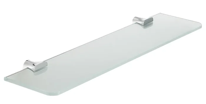 ANZZI Essence Series Glass Shelf In Polished Chrome – AC-AZ050