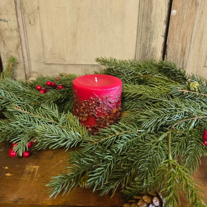 Apple Jack Pillar Candle 3″ x 3″