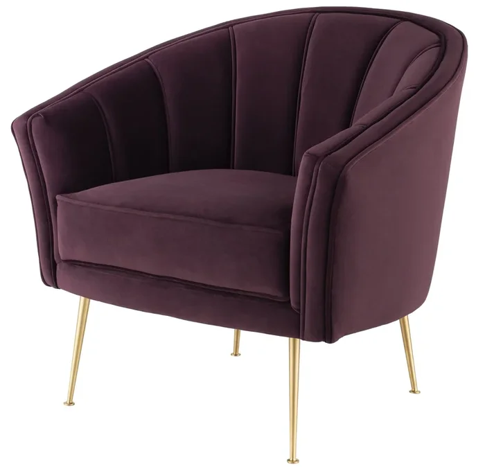 Aria Lounge Chair – Mulberry