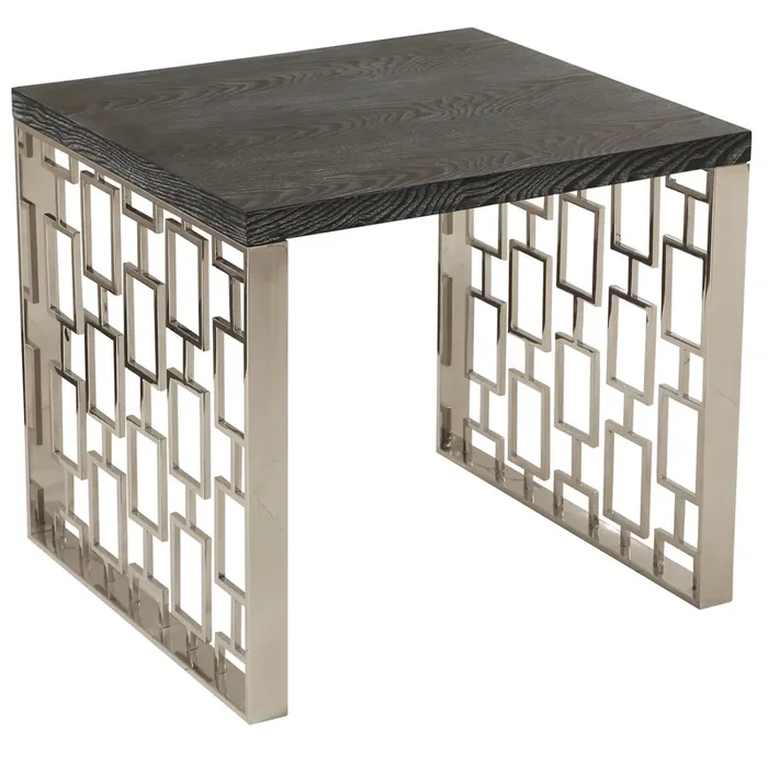 Armen Living Skyline Lamp Table