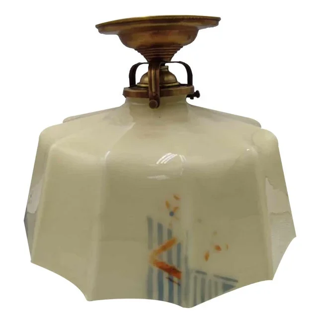 Art Deco Ceiling Lamp, 1920s