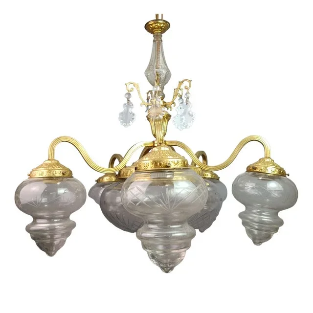 Art Deco Ceiling Lamp, 1930s