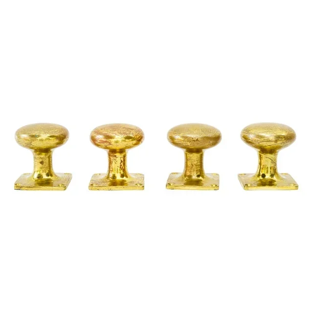 Art Deco Door Handles, Vienna, 1920s, Set of 4