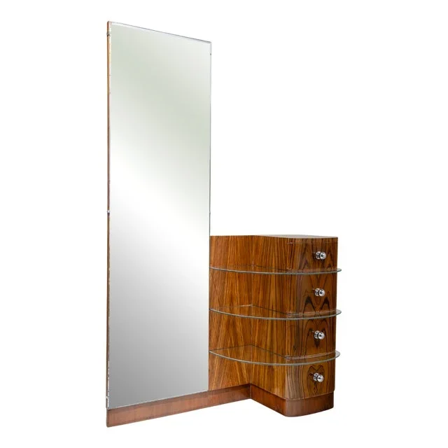 Art Deco Dressing Table in Zebrawood, 1925
