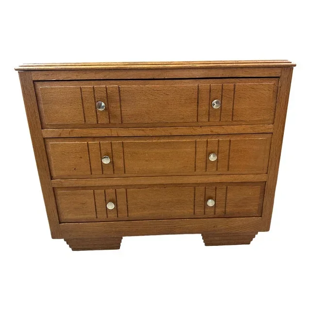 Art Deco Oak Chest of Drawers, 1930