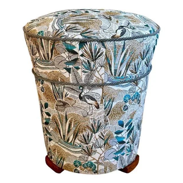 Art Deco Ottoman attributed to Jindrich Halabala, Eastern Europe, 1930s