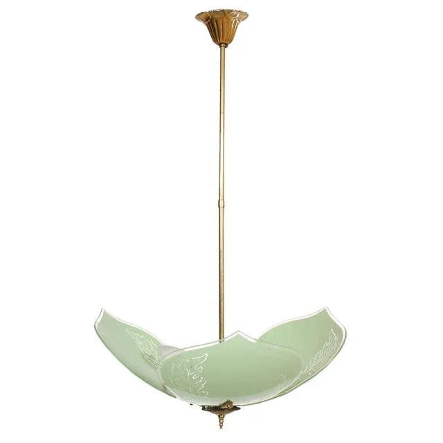 Art Deco Pendant in Murano Glass, 1920s