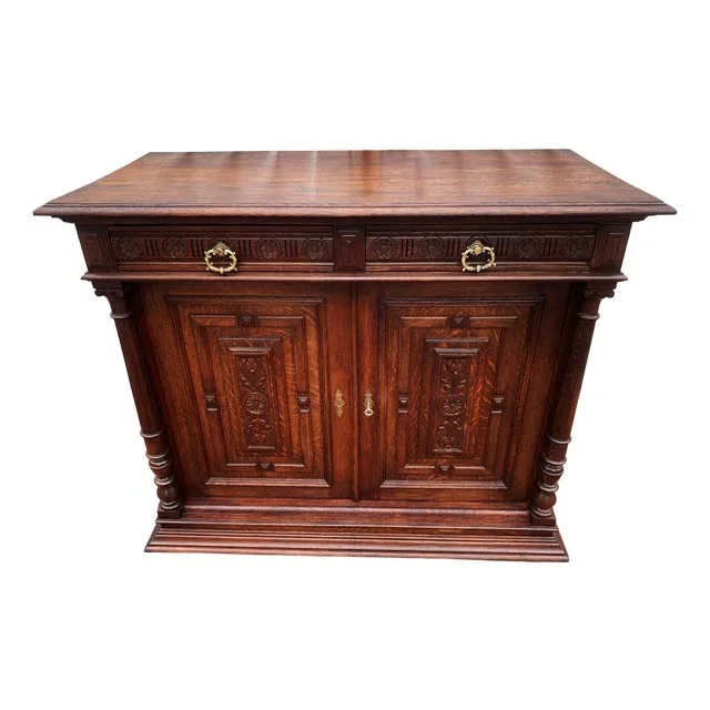 Art Nouveau Oak Chest of Drawers, 1920s