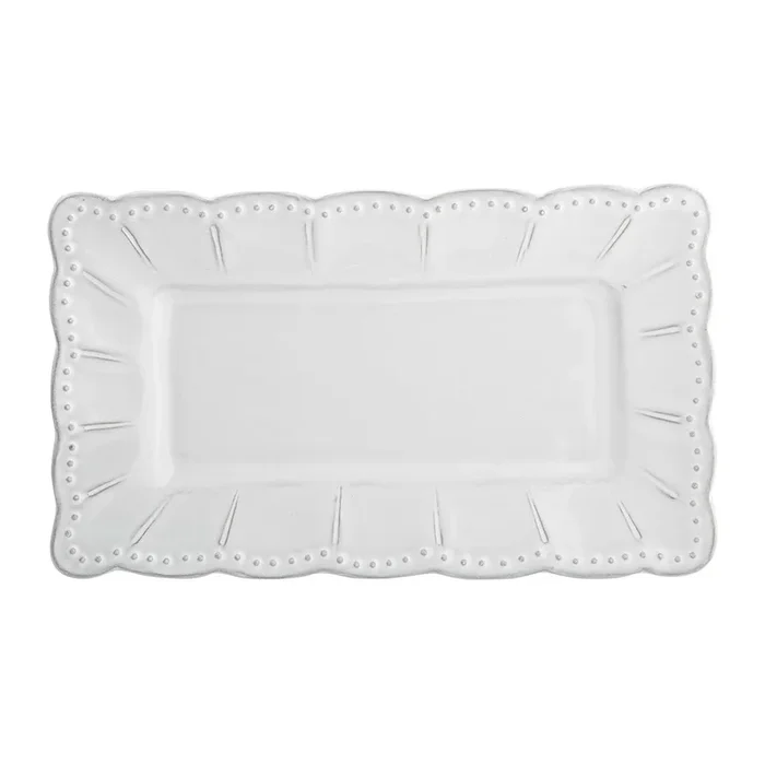 ARTE ITALICA: Bella Bianca Small Rectangular Platter