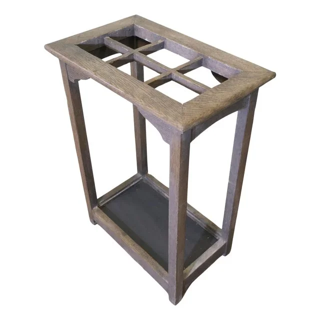 Arts and Crafts Oak Umbrella Stand, 1890