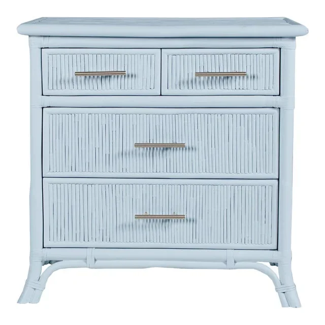 Aruba Four-Drawer Chest – Blue