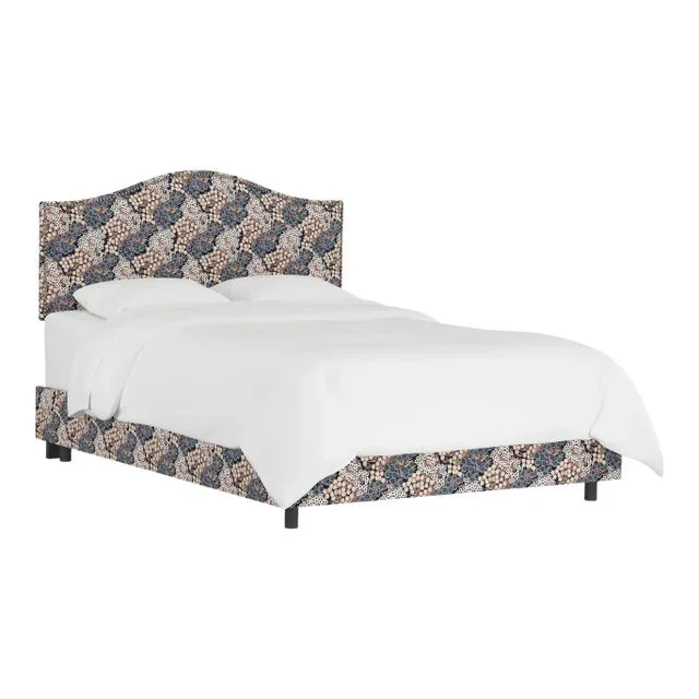 Ashland Bed in Navy Blush Loiret, King
