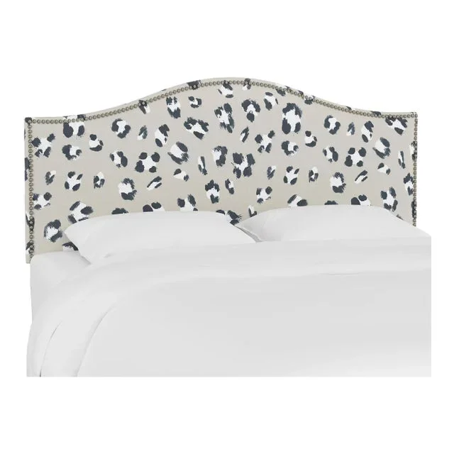 Ashland Headboard in Ivory Brush Cheetah, Twin