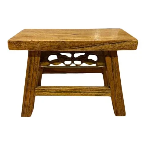 Asian Style Brown Butterfly Stool