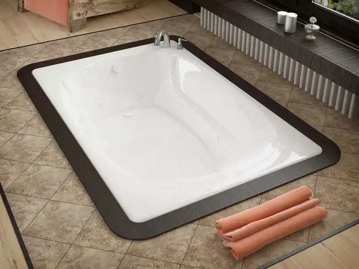 Atlantis Whirlpools Charleston 48 x 72 Rectangular Whirlpool Jetted Bathtub – 4872CWL