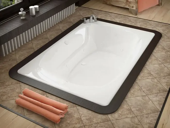 Atlantis Whirlpools Charleston 48 x 78 Rectangular Air & Whirlpool Jetted Bathtub – 4878CDR