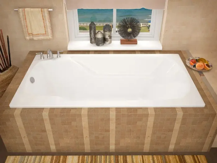 Atlantis Whirlpools Eros 42 x 72 Rectangular Soaking Bathtub – 4272E