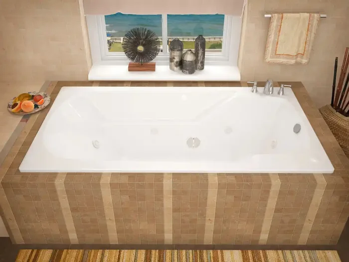 Atlantis Whirlpools Eros 42 x 72 Rectangular Whirlpool Jetted Bathtub – 4272EWR