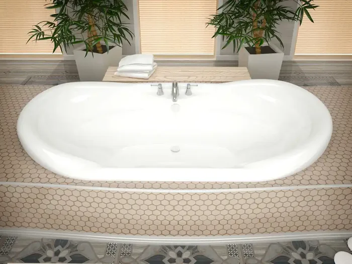 Atlantis Whirlpools Indulgence 41 x 70 Oval Soaking Bathtub – 4170I