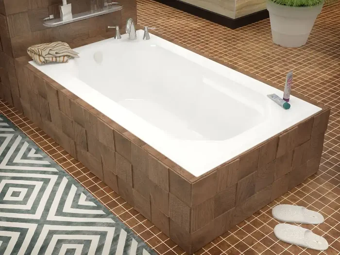 Atlantis Whirlpools Mirage 36 x 60 Rectangular Soaking Bathtub – 3660M