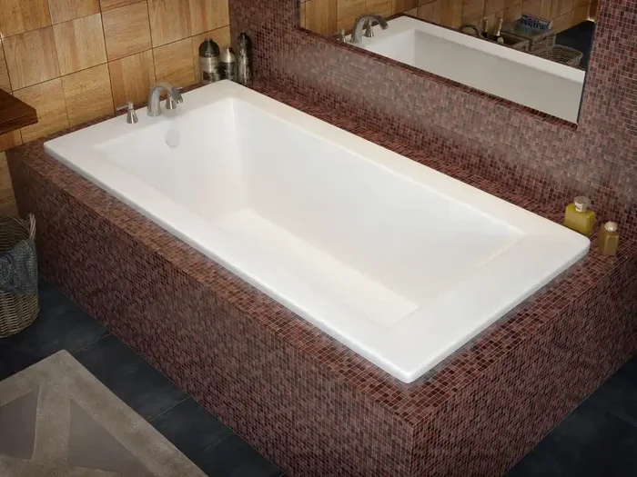 Atlantis Whirlpools Venetian 36 x 72 Rectangular Soaking Bathtub – 3672VN