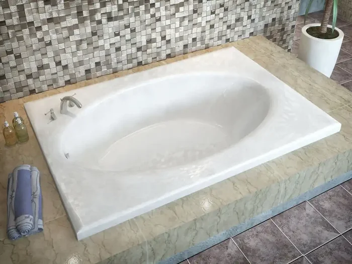 Atlantis Whirlpools Vogue 42 x 72 Rectangular Soaking Bathtub – 4272V