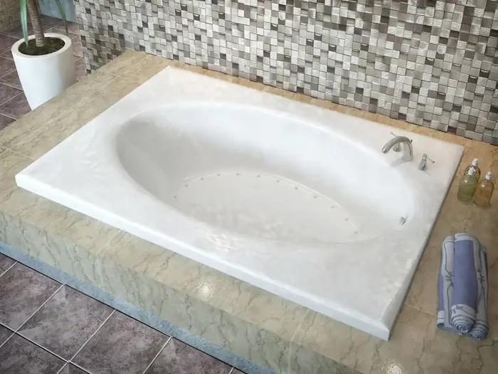 Atlantis Whirlpools Vogue 43 x 84 Rectangular Air Jetted Bathtub – 4384VAR